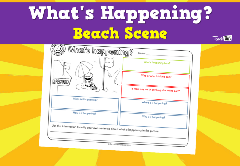 What's Happening? - Beach Scene