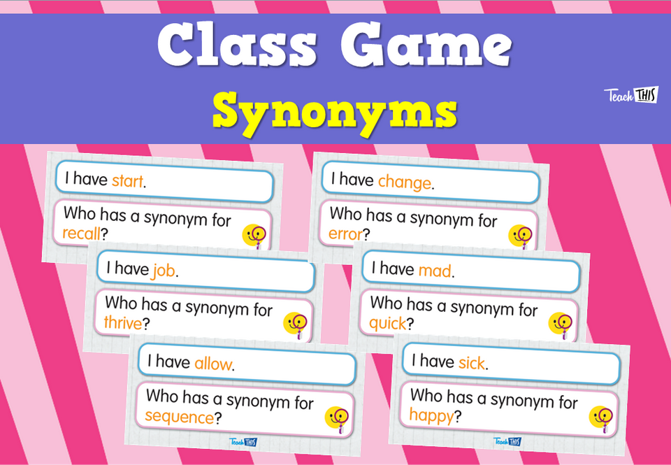 Class Game - Synonyms