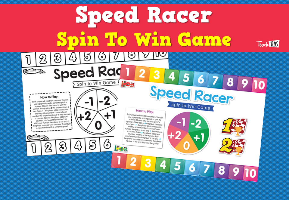 Speed Racer –Spin To Win Game