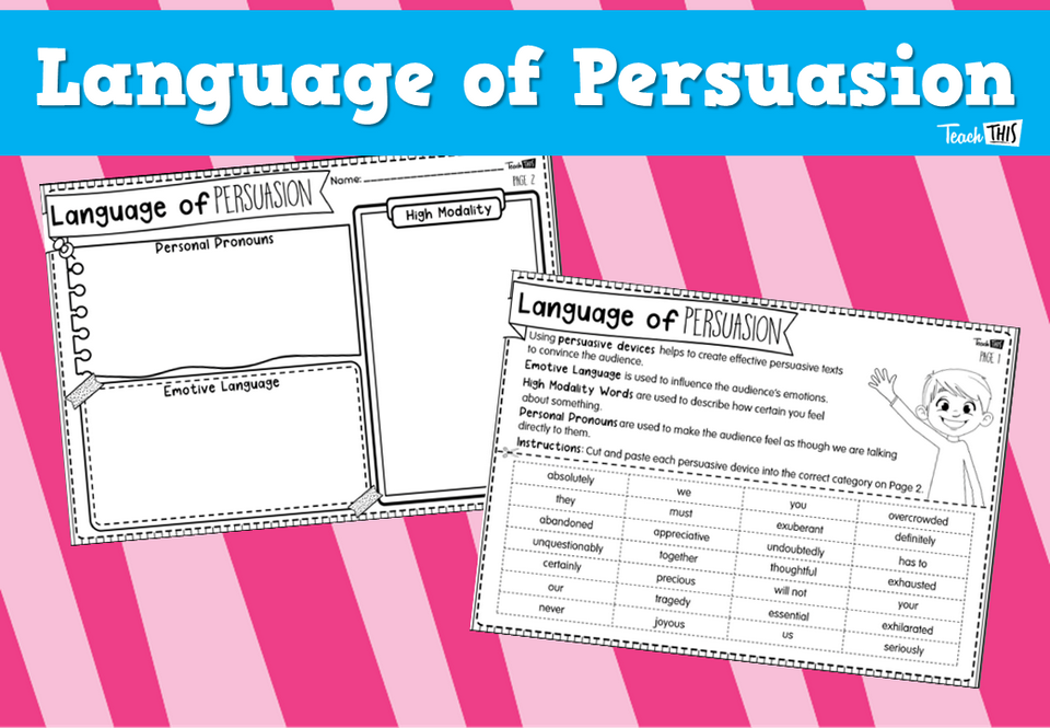 Language of Persuasion