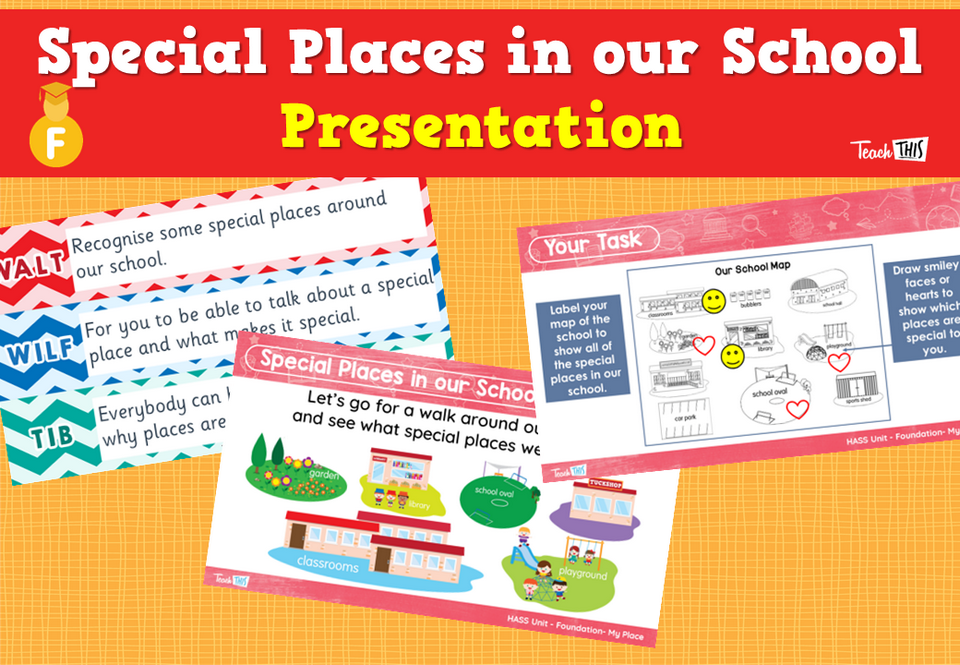 Special Places in our School - Presentation