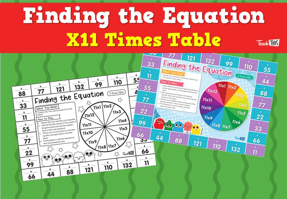 Finding the Equation – X11 Times Table