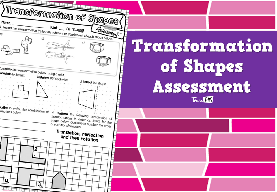 Transformation of Shapes Assessment