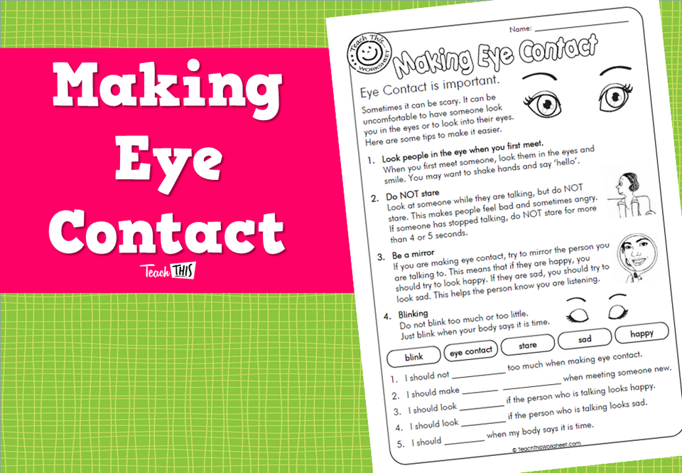 Making Eye Contact