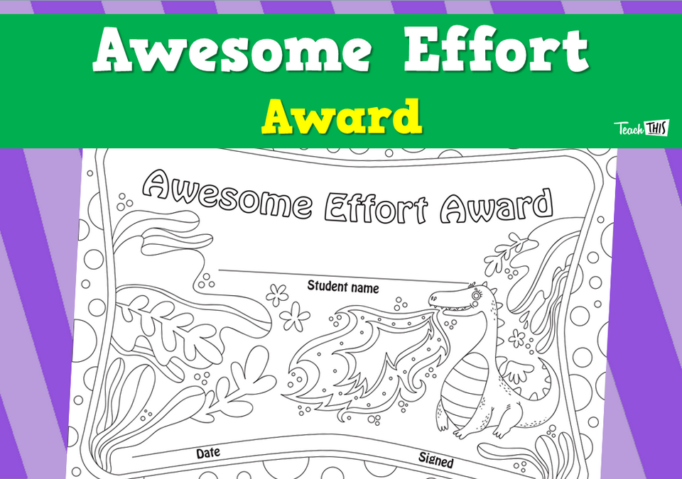 Awesome Effort Award