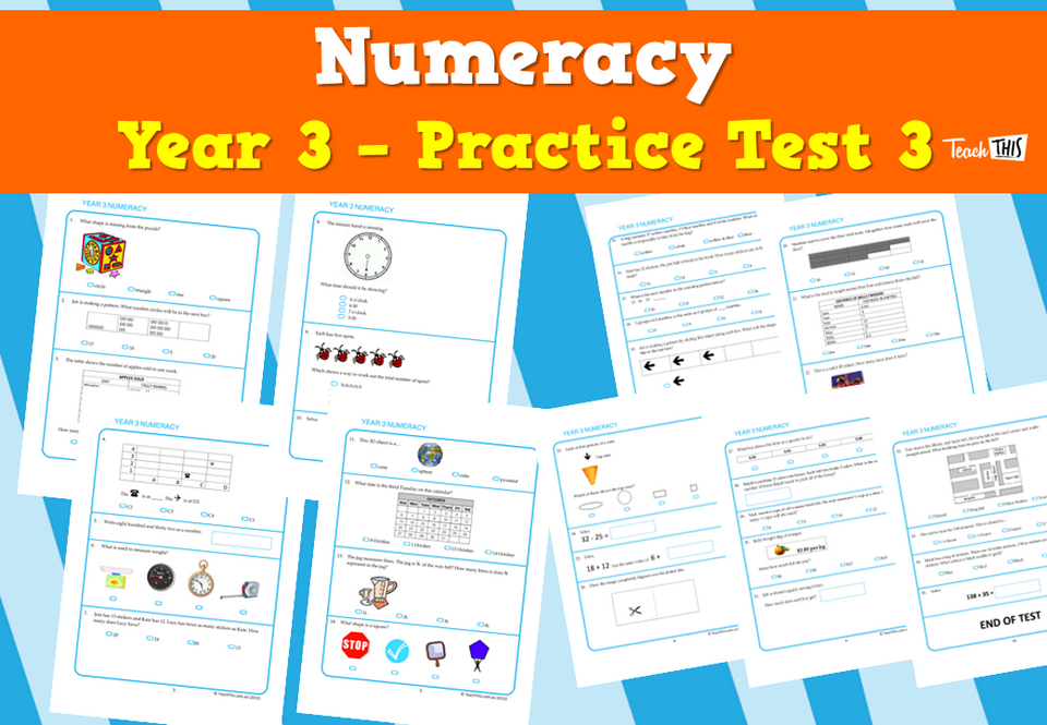 Year 3 - P3 Numeracy