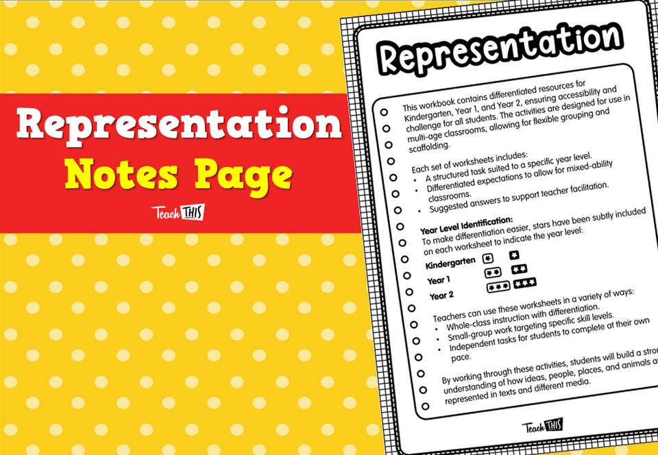 Representation - Notes Page