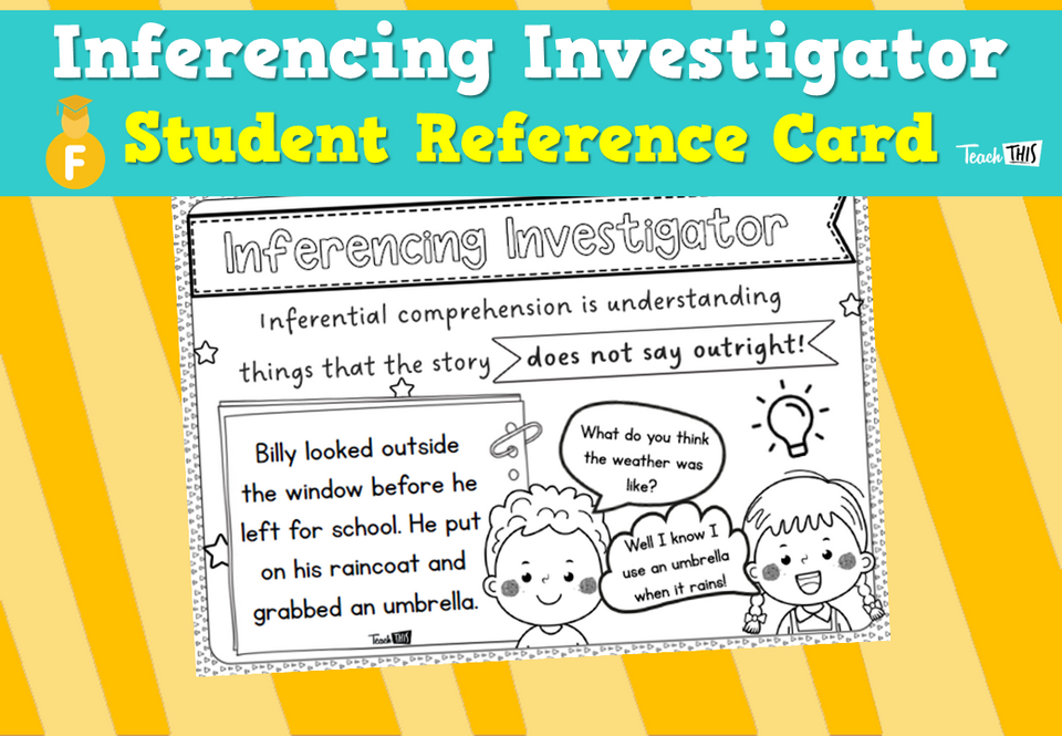 Inferencing Investigator - Student Reference Card