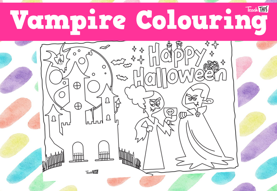 Vampire Colouring