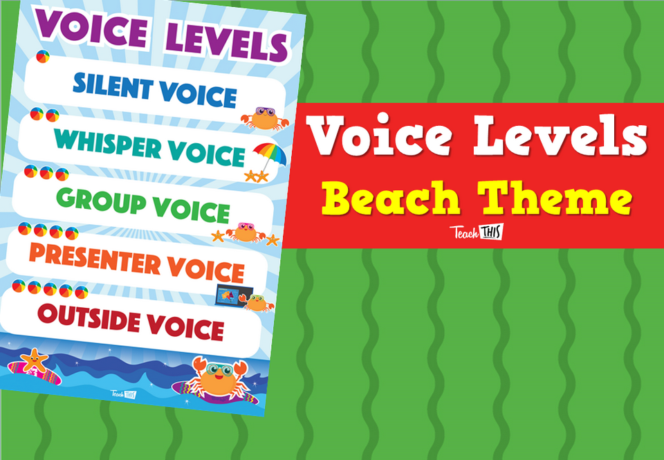Voice Levels - Beach Theme
