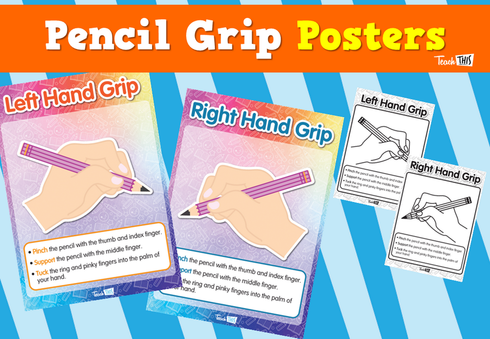 Pencil Grip Posters