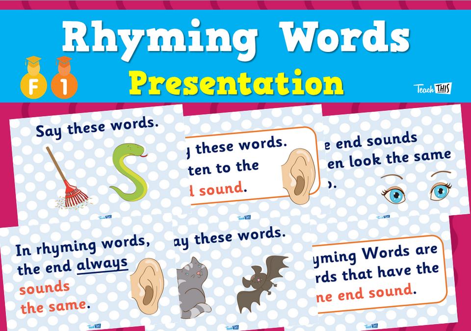 Rhyming Words - Presentation