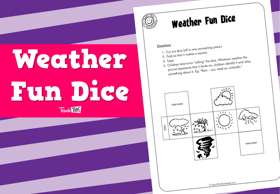 Weather Fun Dice