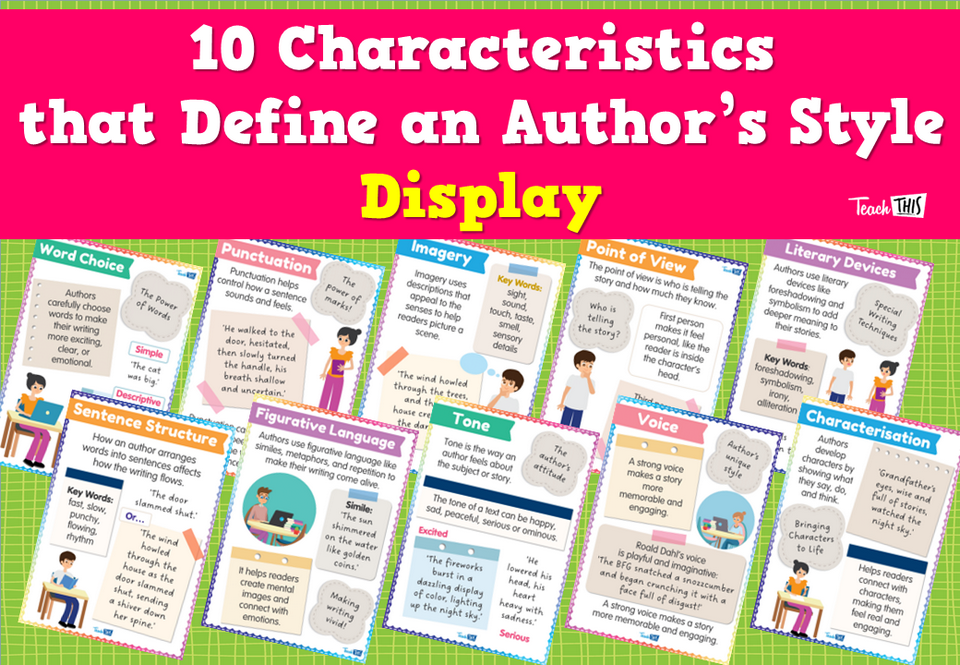 10 Characteristics that Define an Author’s Style - Display
