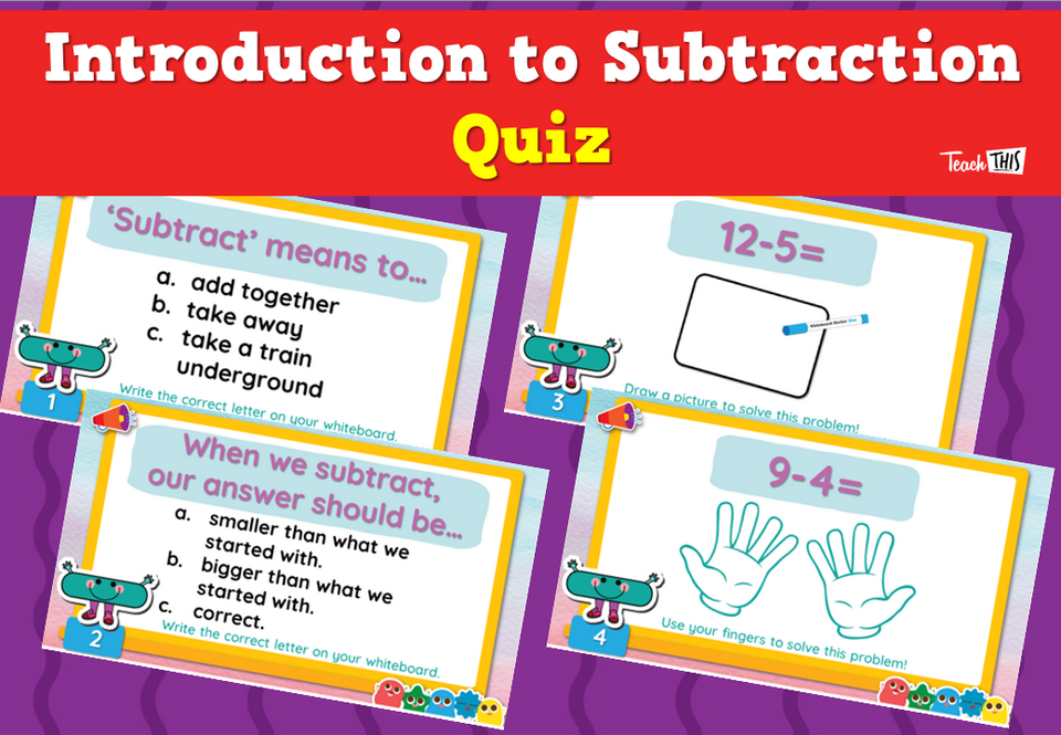 Introduction to Subtraction Quiz