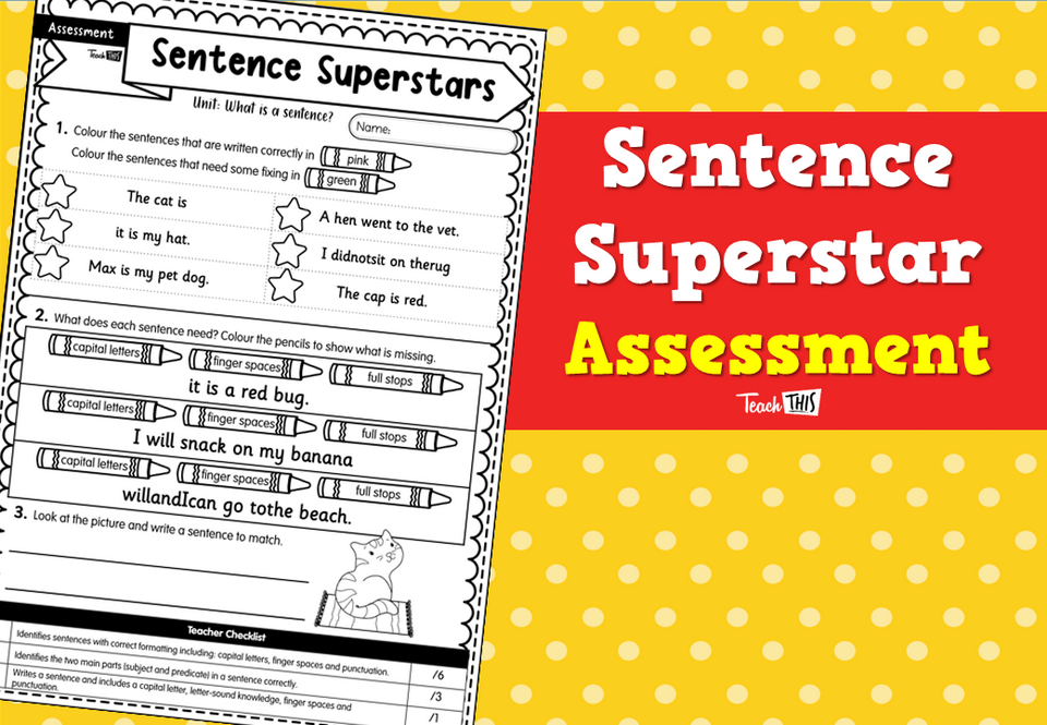 Sentence Superstar Assessment