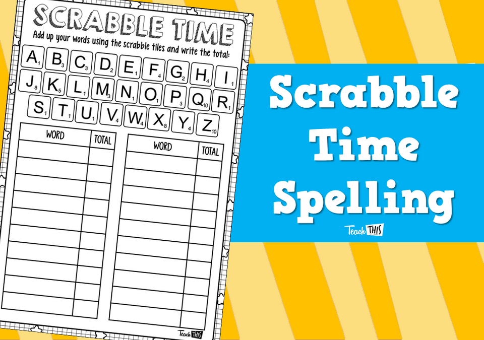 Scrabble Time Spelling