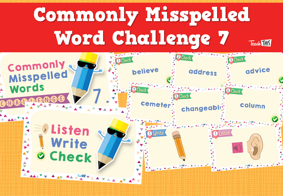 Commonly Misspelled Word Challenge 7