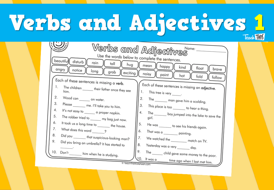 Verbs and Adjectives 1