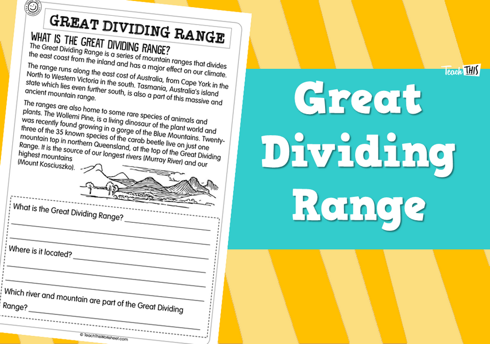 Great Dividing Range (2 pg)