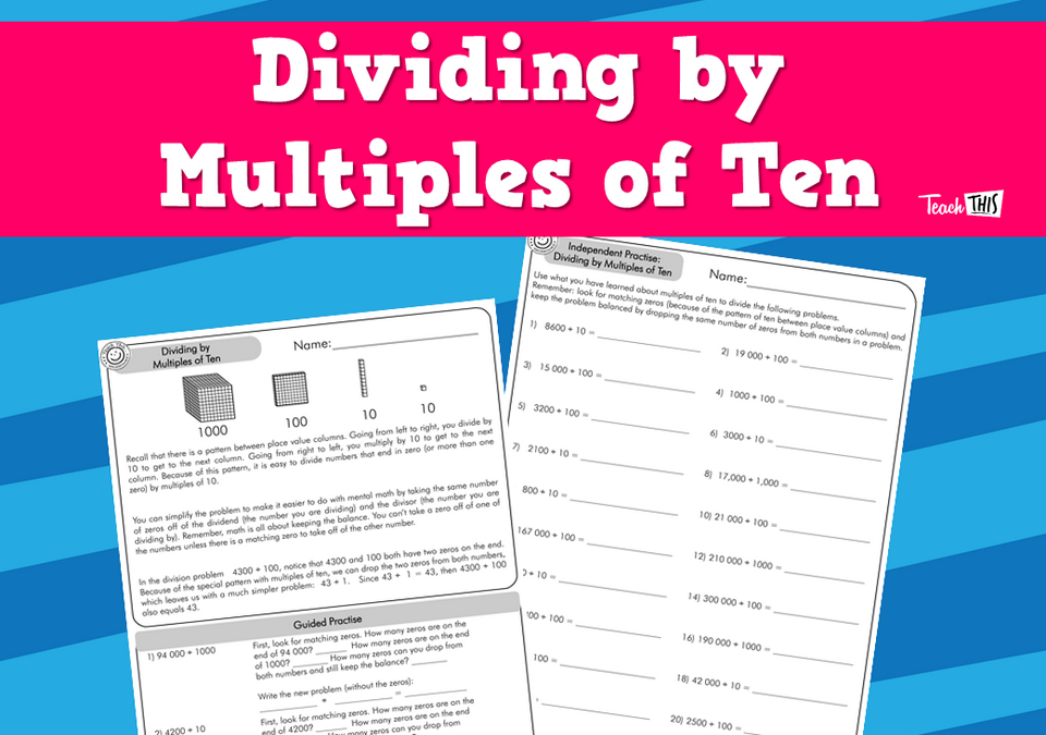 Dividing by Multiples of Ten