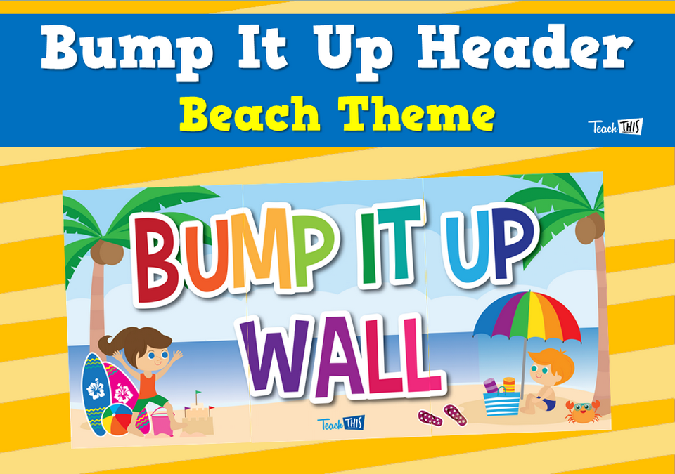 Bump It Up Header - Beach Theme