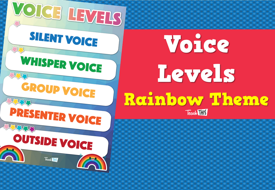 Voice Levels - Rainbow Theme