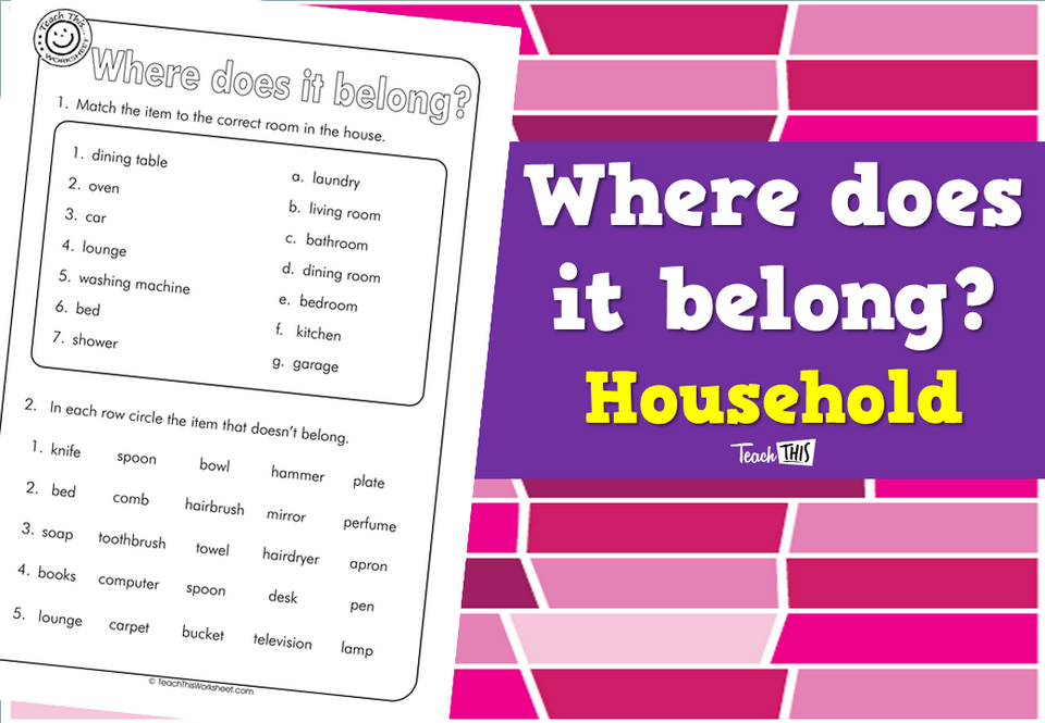 Where does it belong? - household
