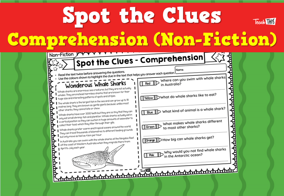 Spot the Clues – Comprehension (Non-Fiction)