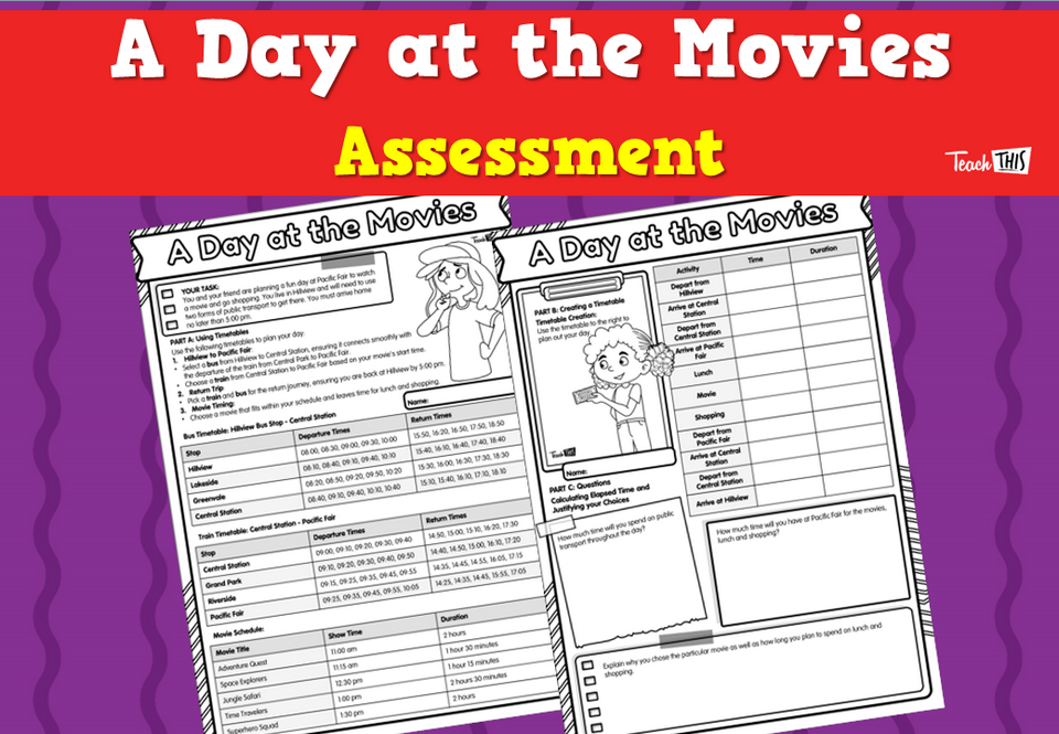 A Day at the Movies - Assessment