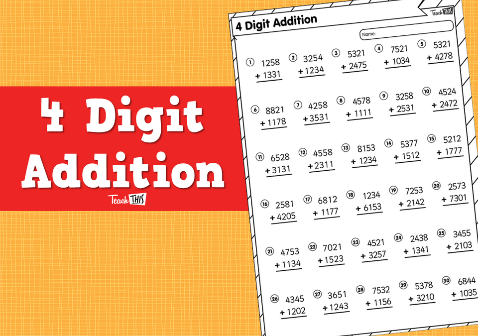 4 Digit Addition