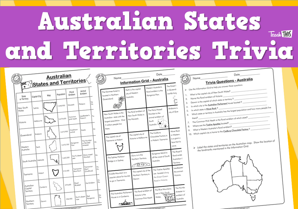 Australian States and Territories Trivia