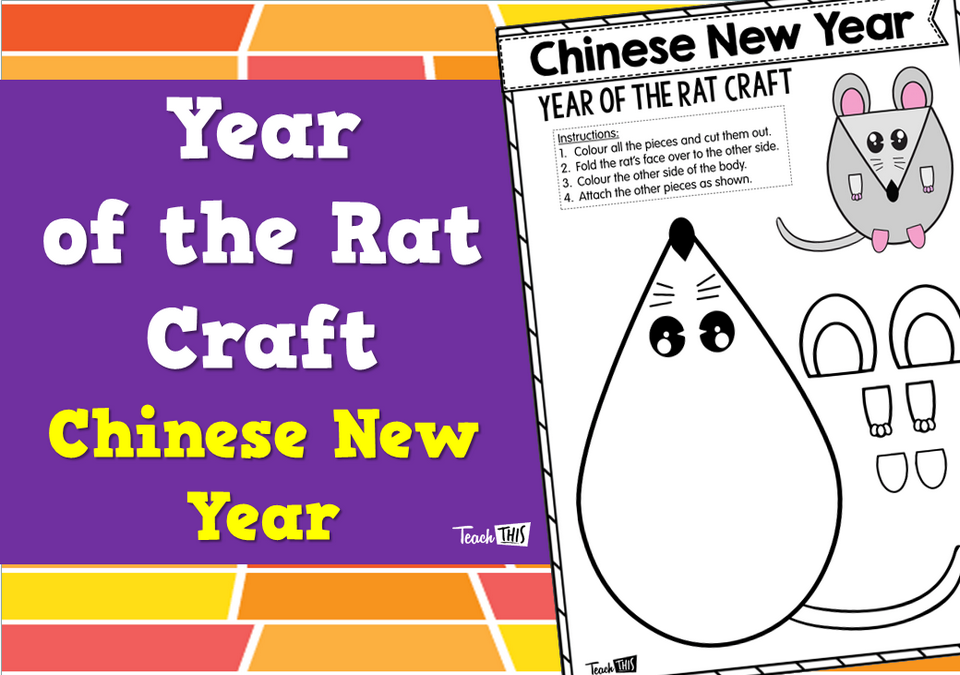Year of the Rat Craft - Chinese New Year