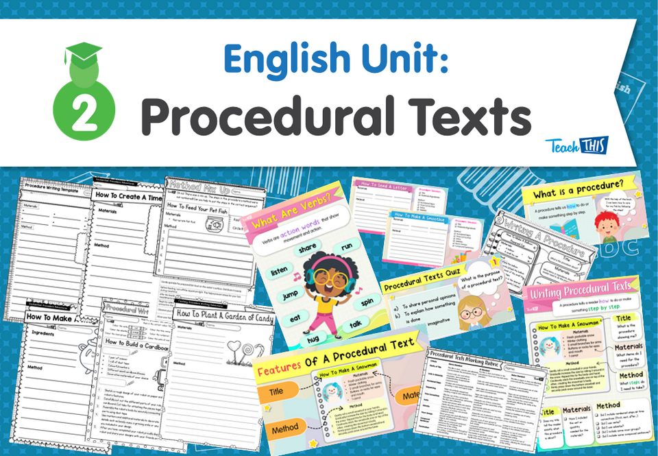 English Unit: Procedural Texts