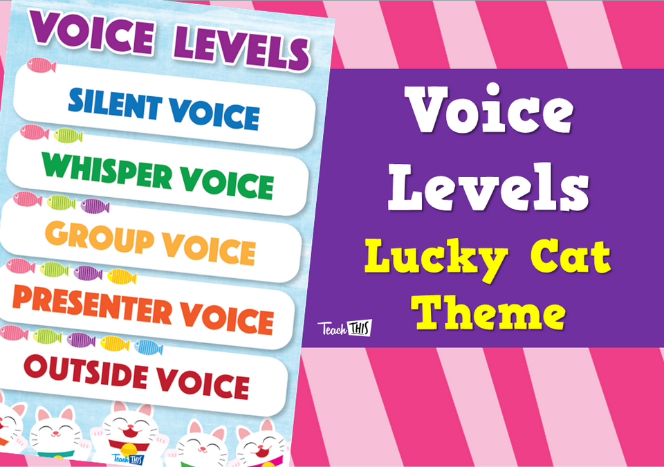 Voice Levels - Lucky Cat Theme