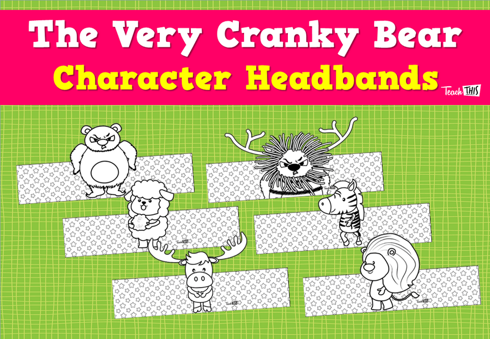 The Very Cranky Bear - Character Headbands