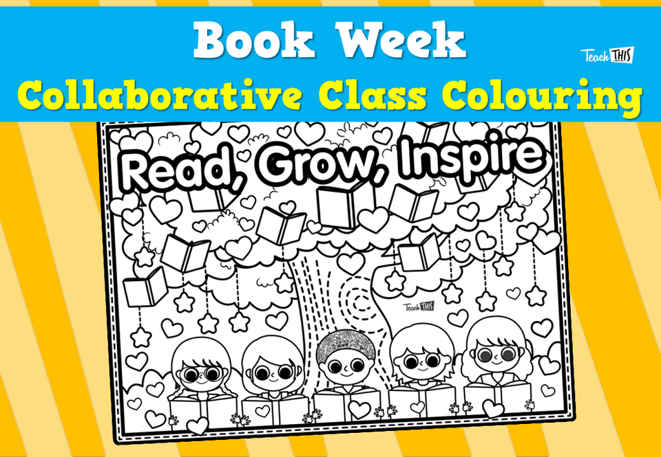 Book Week - Collaborative Class Colouring