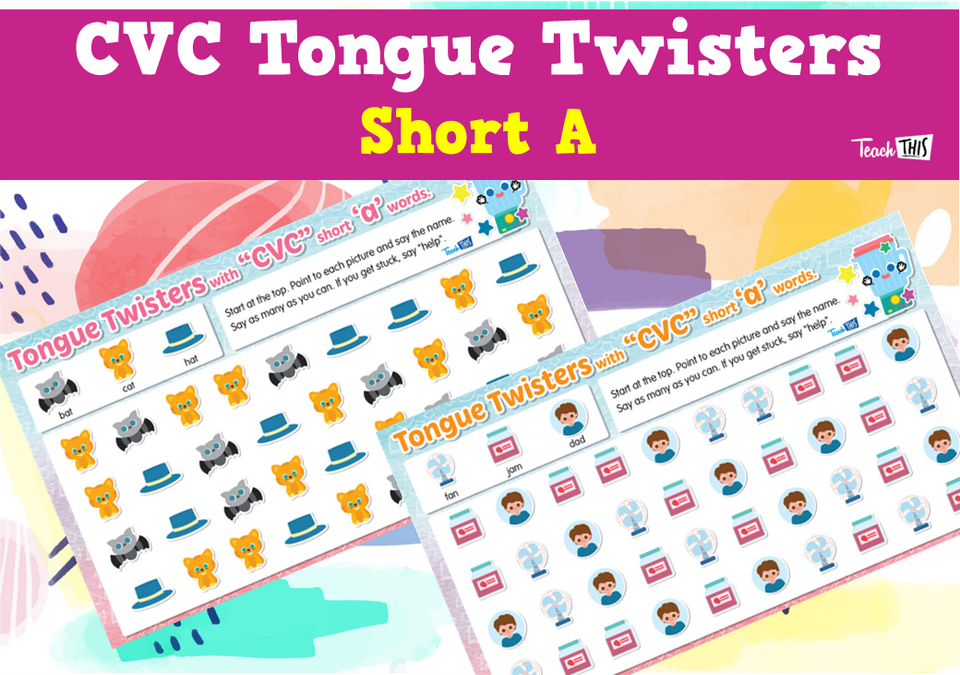CVC Tongue Twisters - Short A