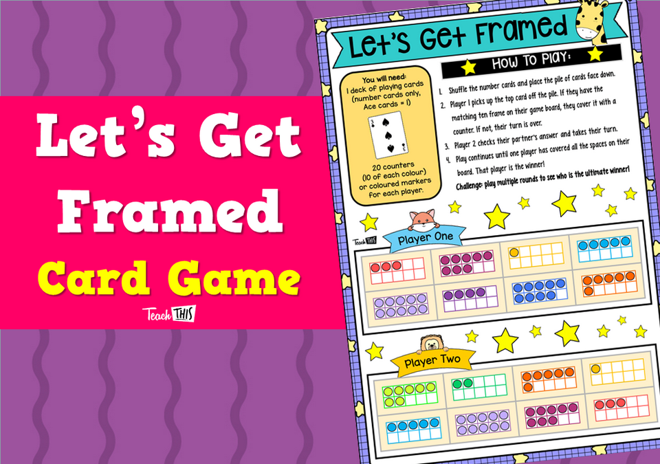 Let’s Get Framed – Card Game