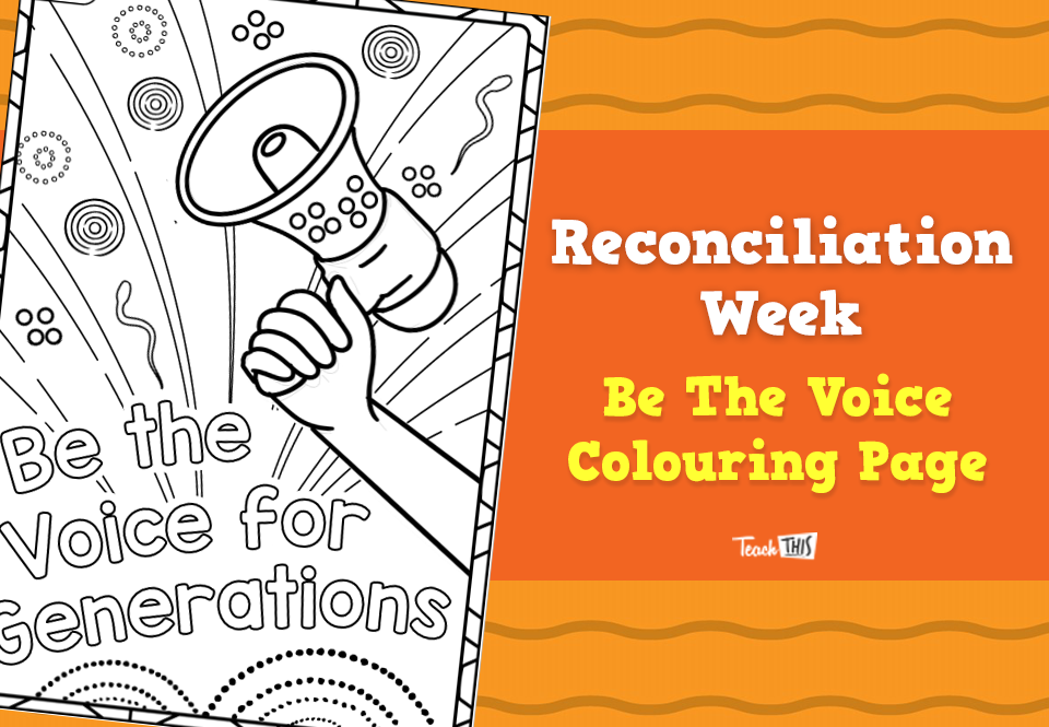 Be The Voice - Colouring Page