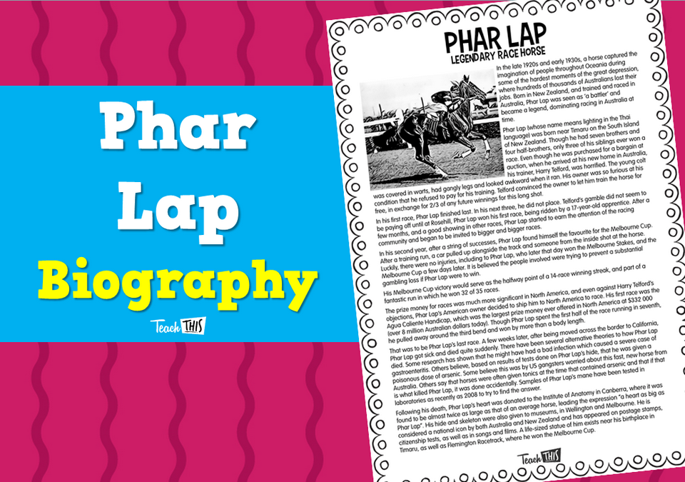 Phar Lap Biography