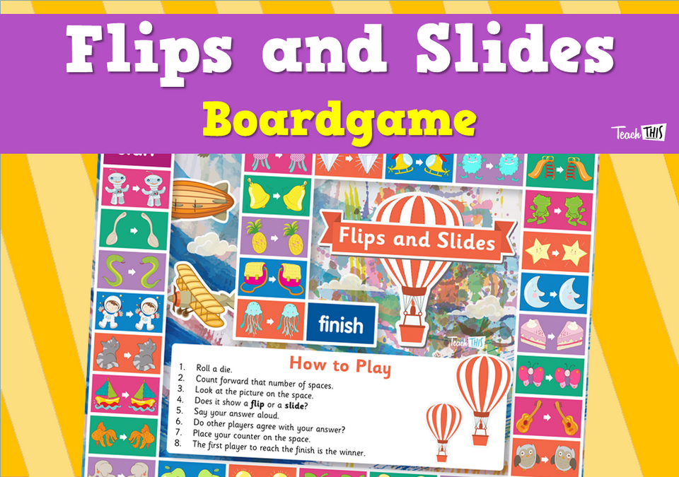 Flips and Slides Boardgame