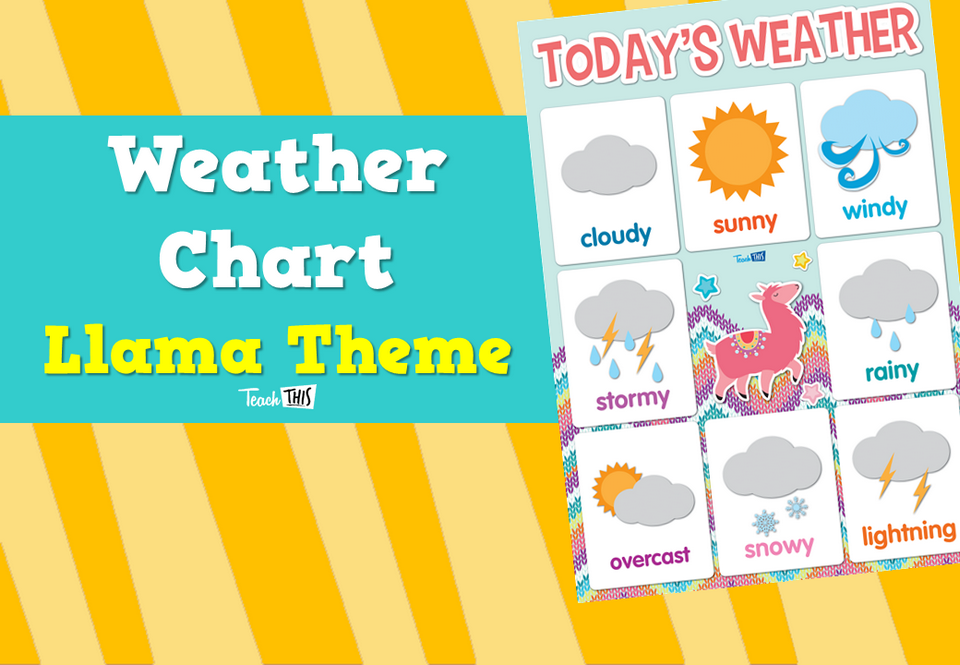 Weather Chart - Llama Theme