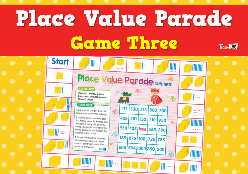 Place Value Parade - Game Three