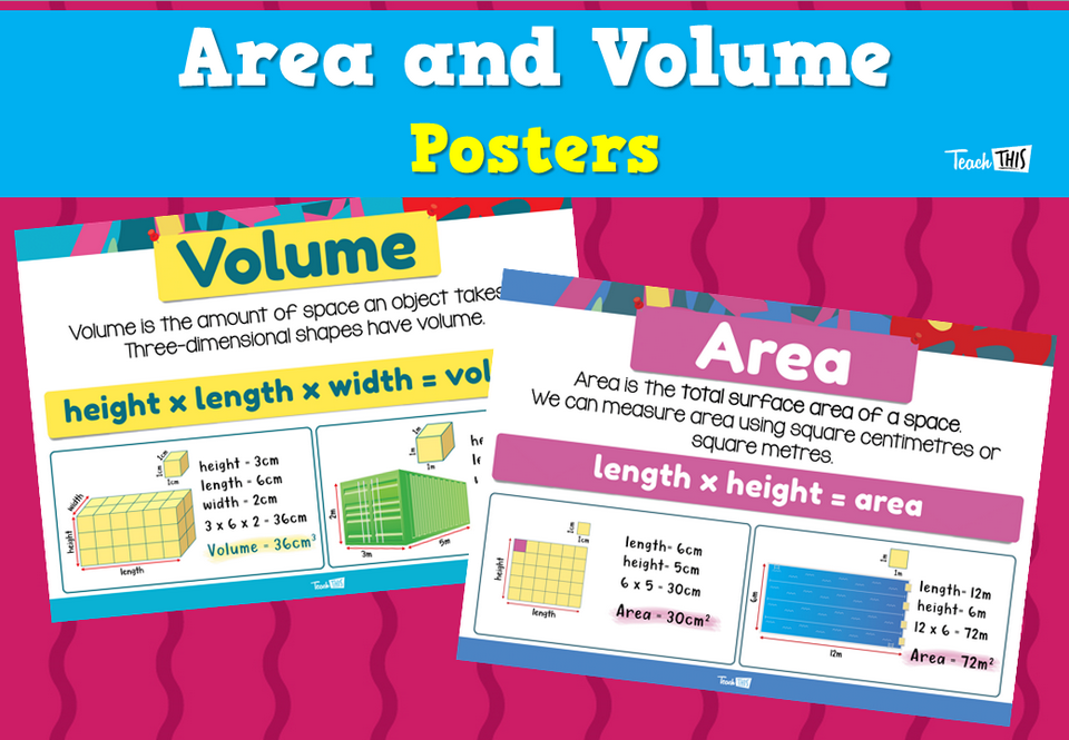 Area and Volume - Posters