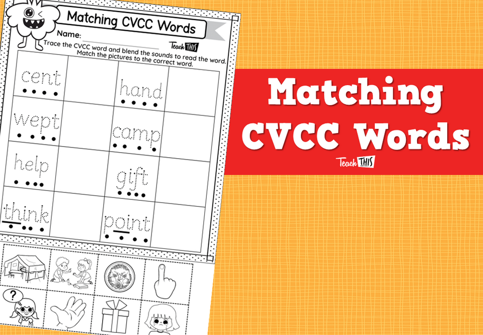 Matching CVCC Words