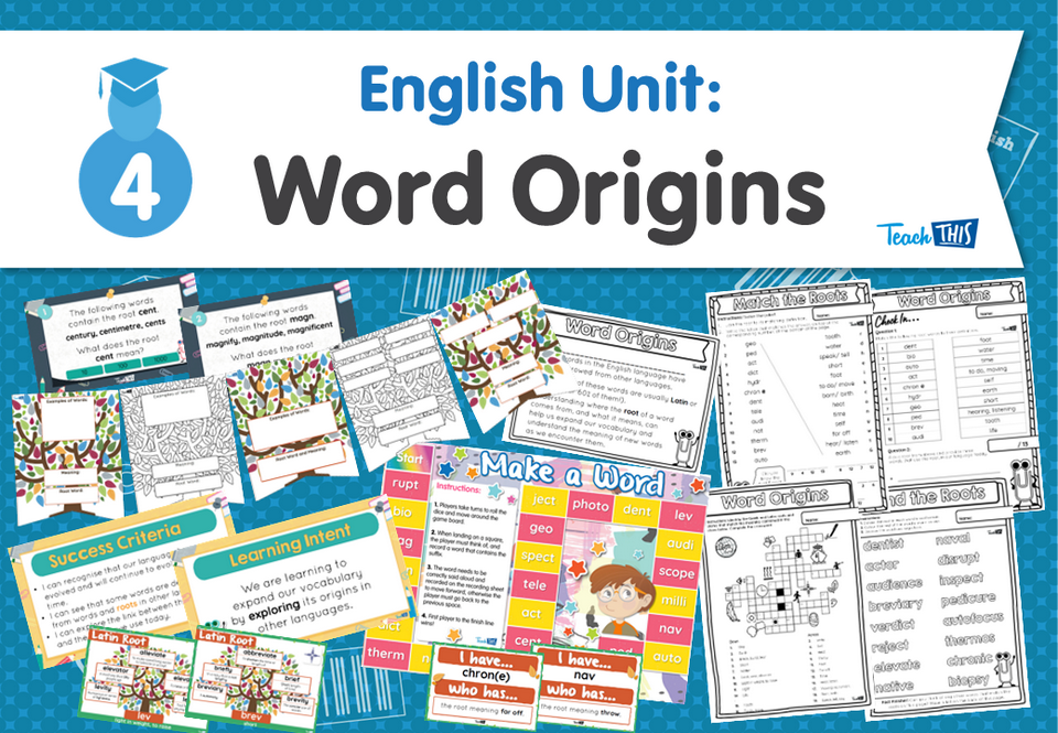English Unit: Word Origins