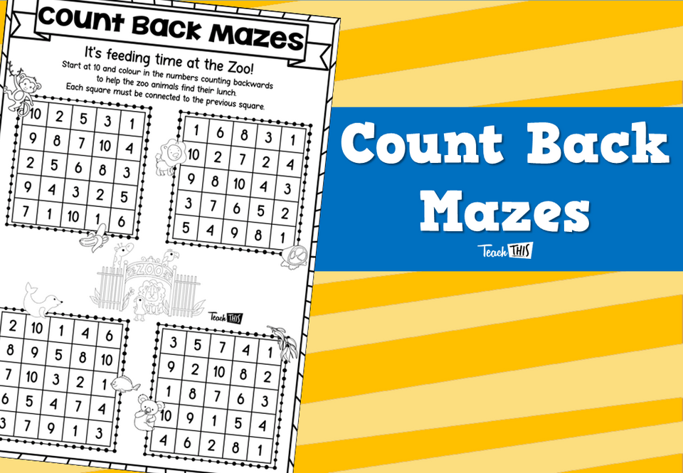 Count Back Mazes