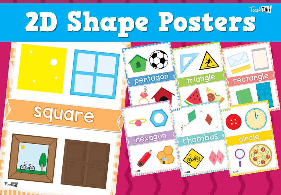 2D Shape Posters