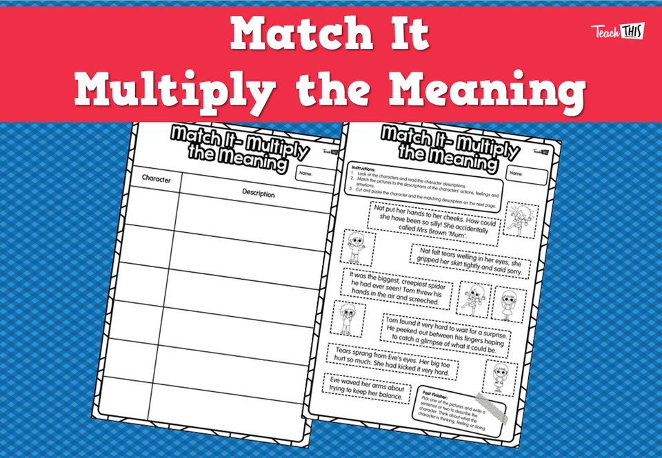 Match It- Multiply the Meaning